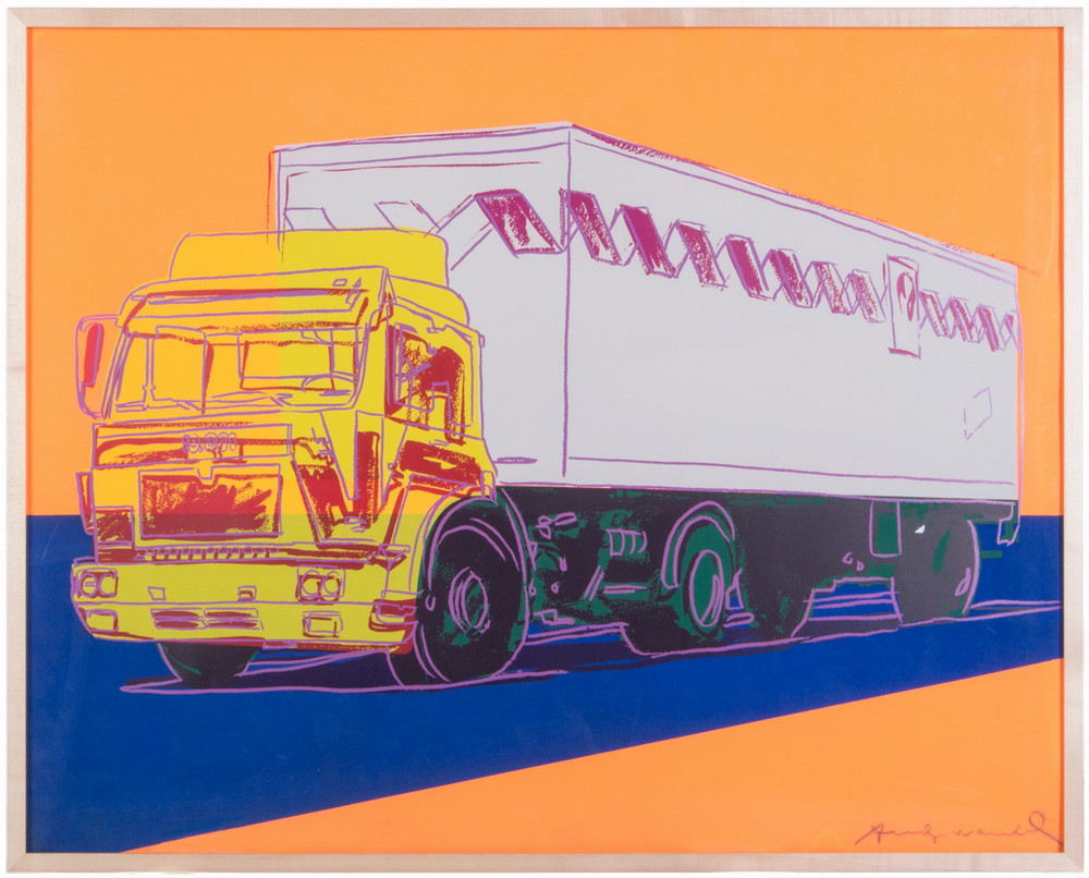 Andy Warhol, Truck from the Truck Series, 1985